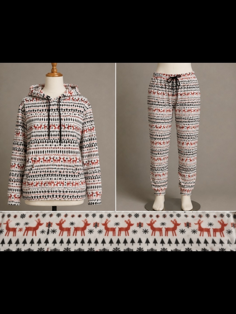 Holiday/Christmas Hoodie & Pants Set - Lounging Or Pajamas
